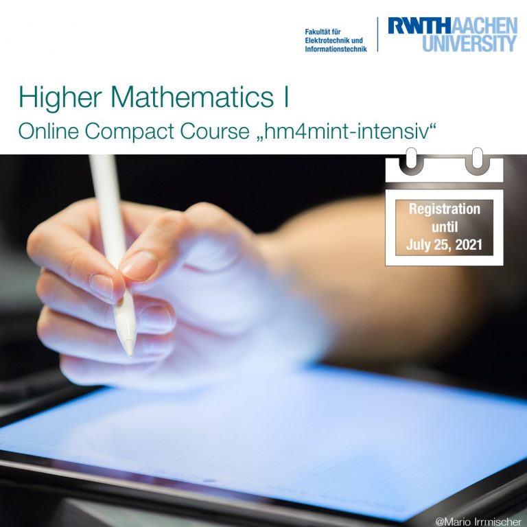 RWTH offers online intensive courses before students start their degree program